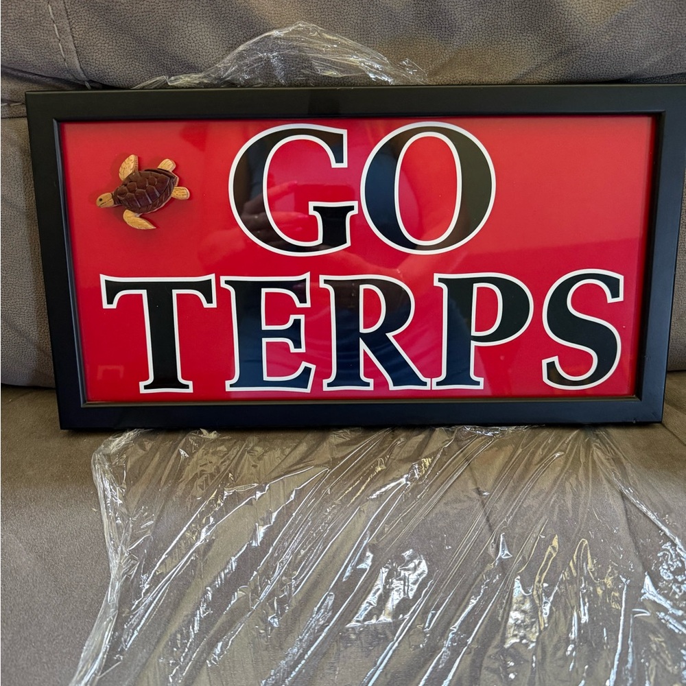 University of Maryland Terrapins Terps Sign 17” x 9.5”